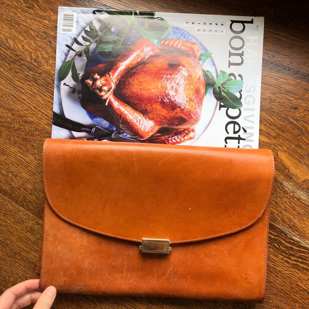 Mansur Gavriel leather envelope clutch bag $695